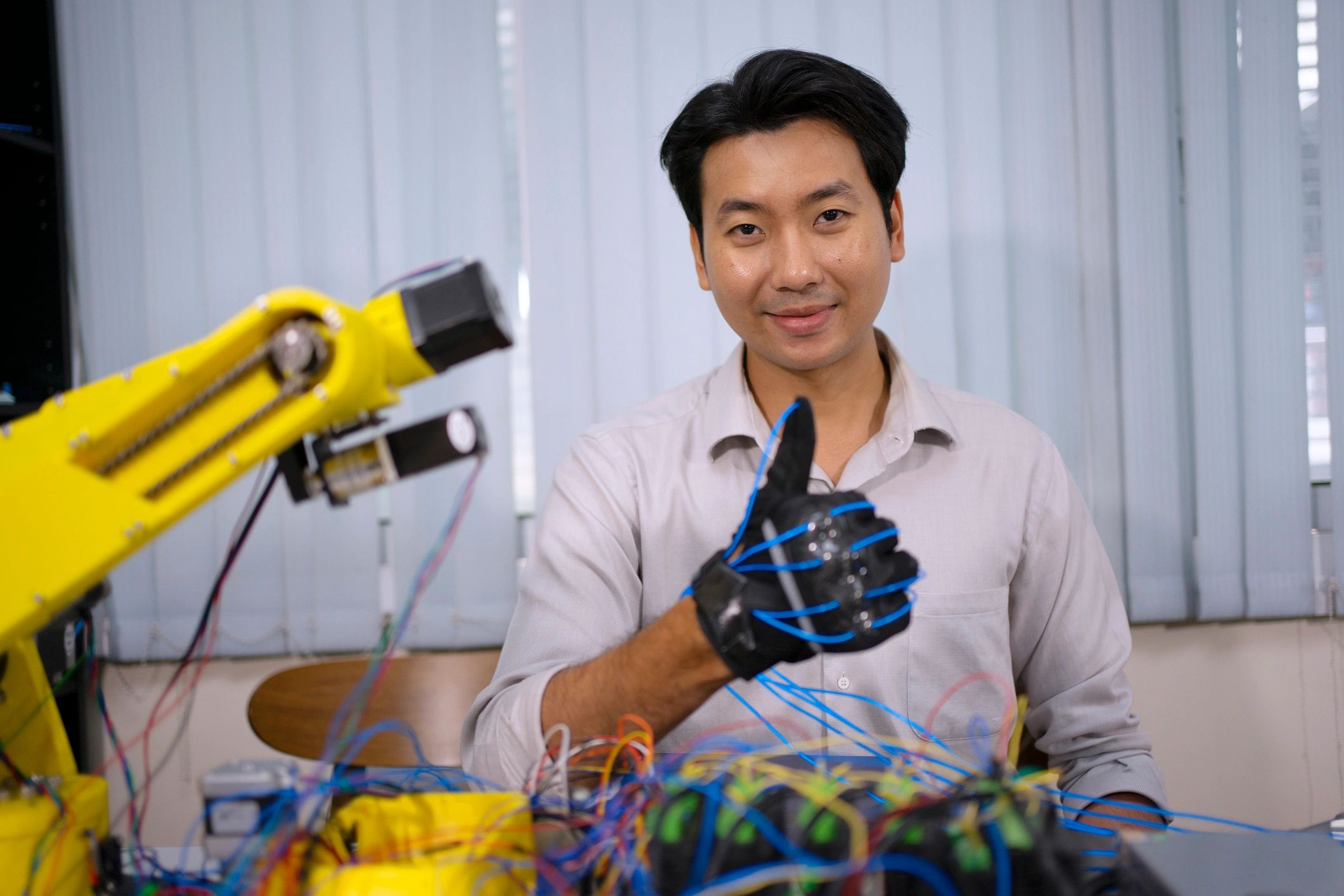 Professional technician portrait