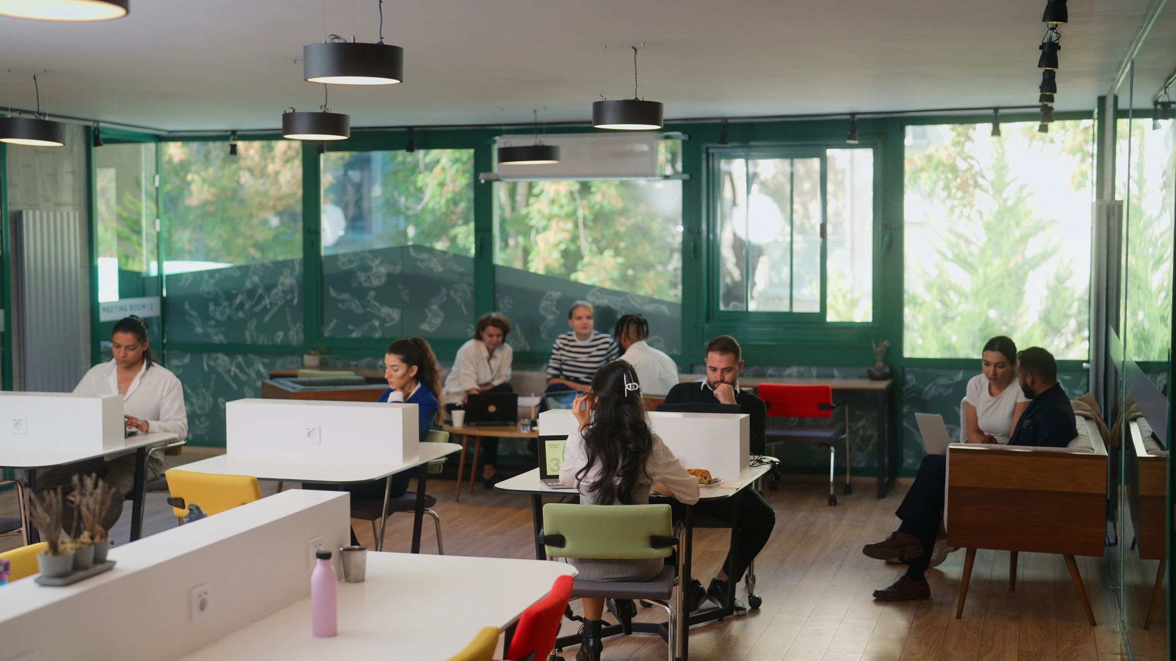 Professional client portrait in a modern office setting